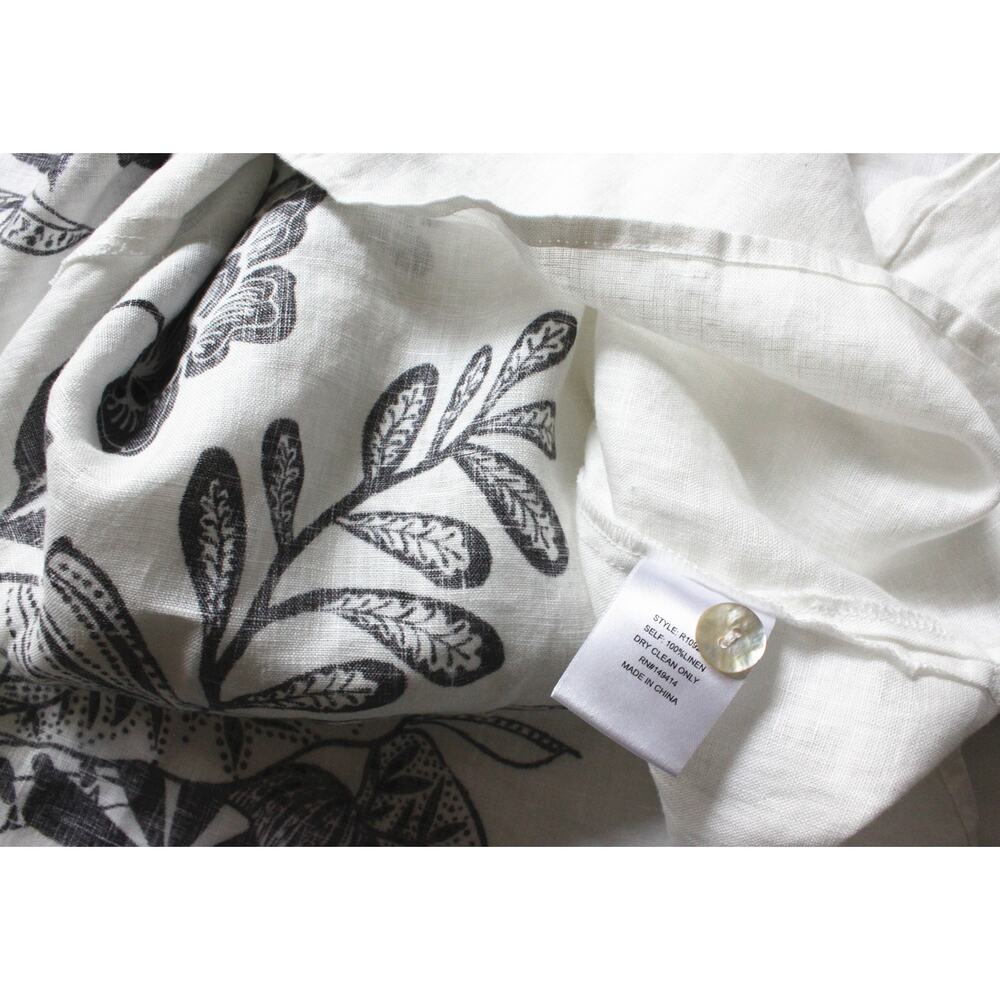 New Johnny Was Linen Camp Shirt, Size L - Picture 10 of 10